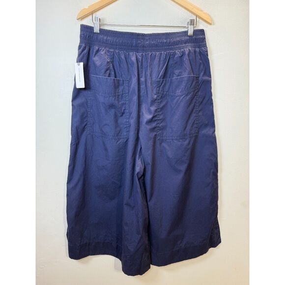 Maeve by Anthropologie Women's Size Large Navy Capri Pants Elastic Waist NWT - Picture 2 of 6